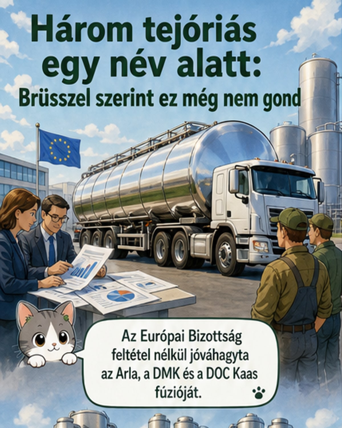 Három európai tejóriás egyesült