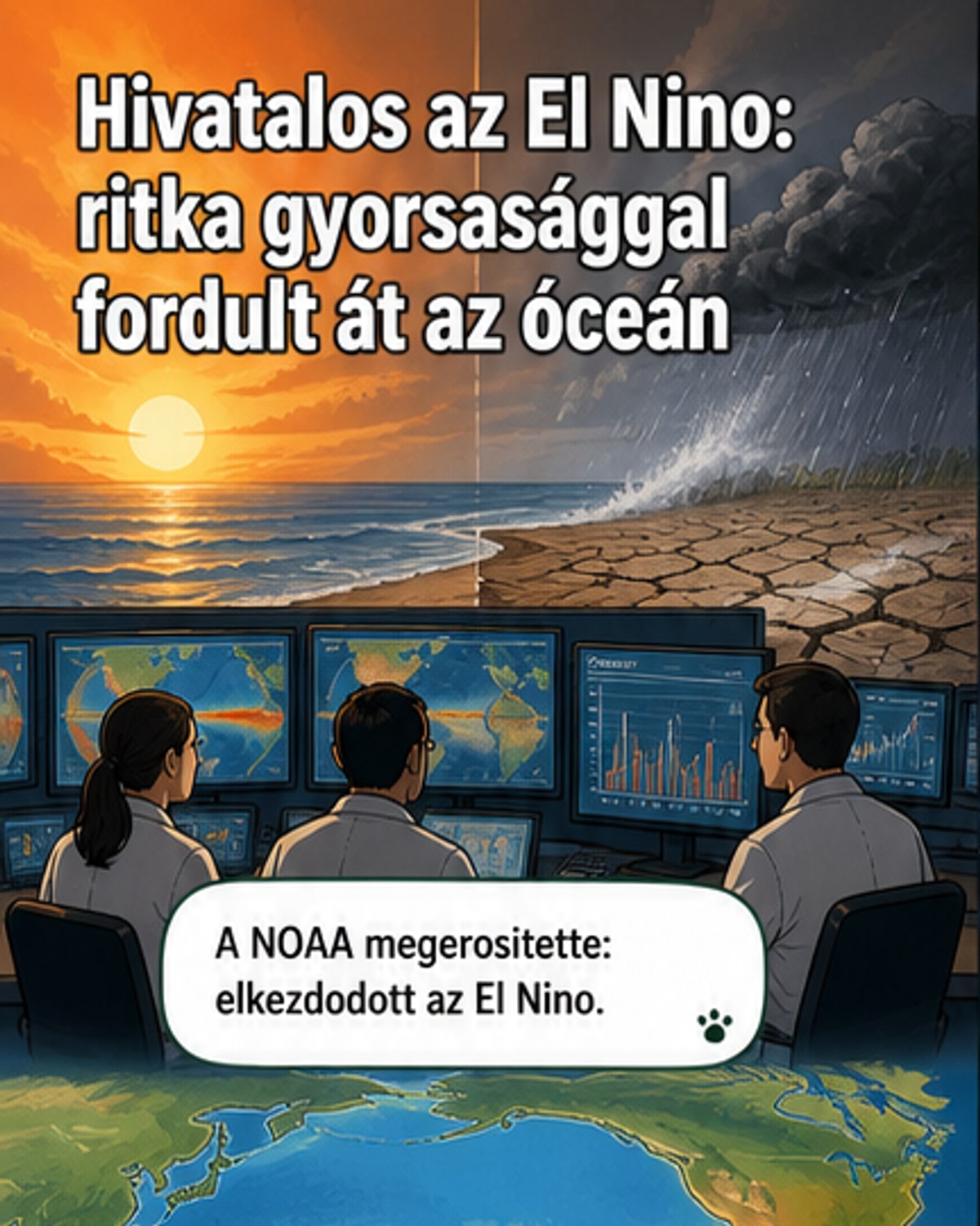 Hivatalos: elkezdődött az El Niño