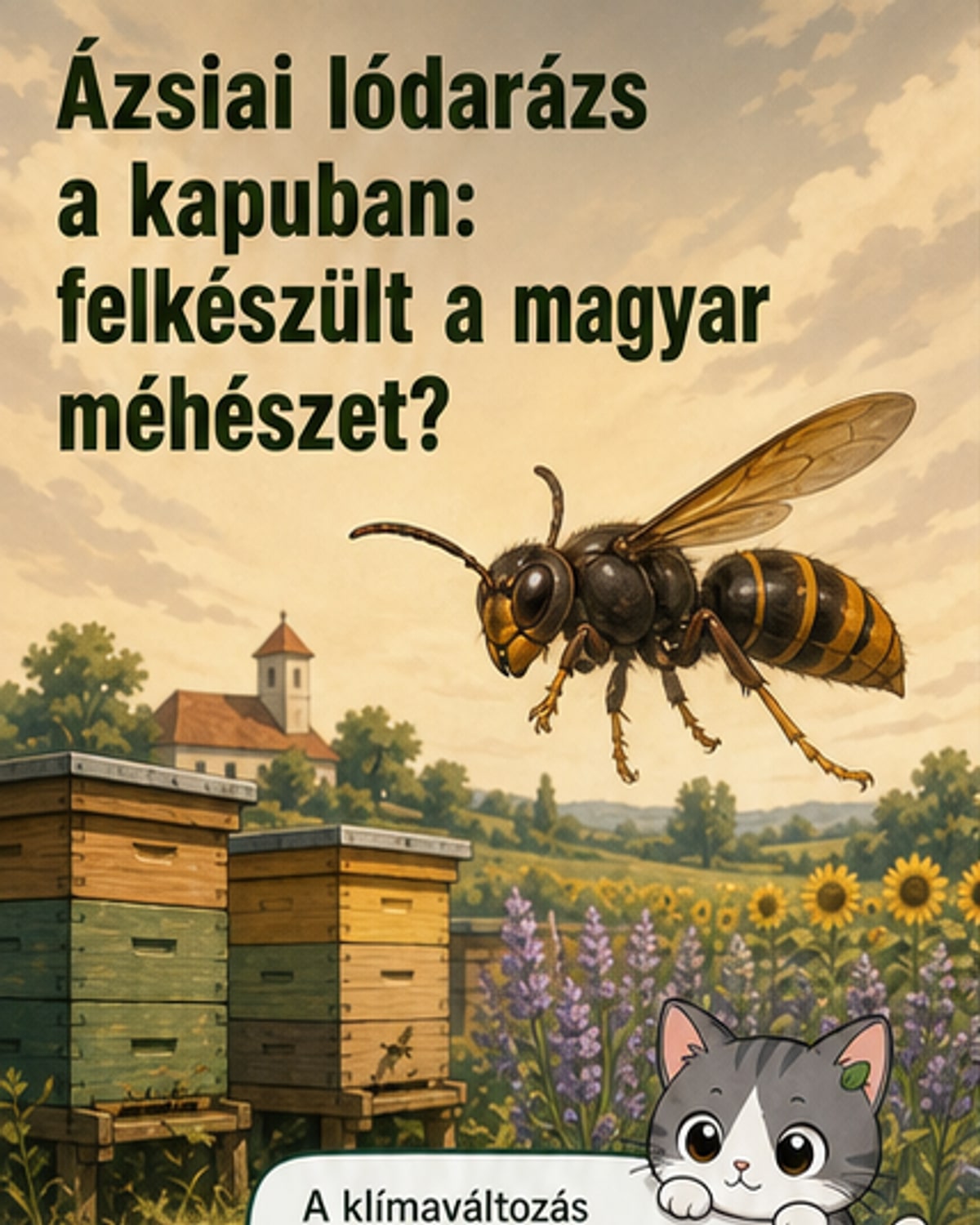 Ázsiai lódarázs közeleg Magyarországra