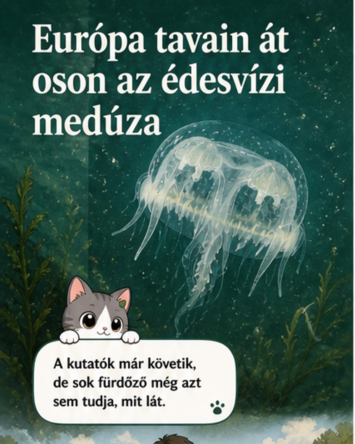 Rejtve terjed az édesvízi medúza Európában