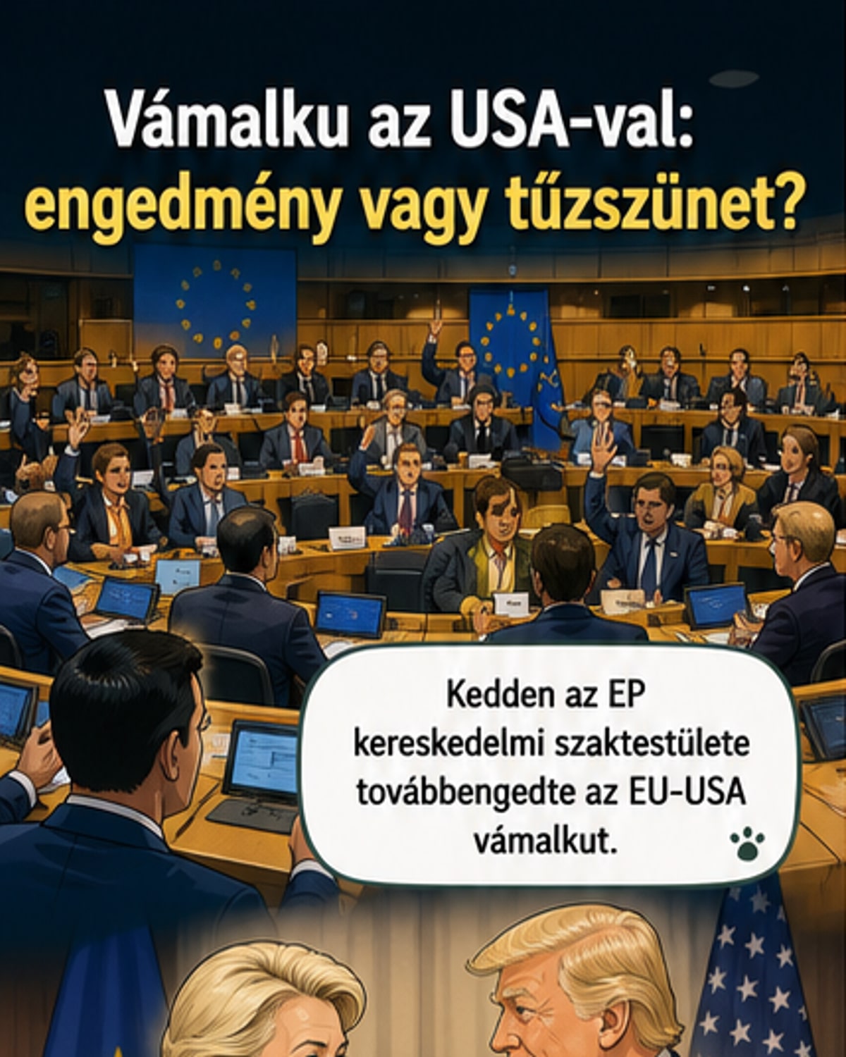 EU és USA közötti vámalku lép előre