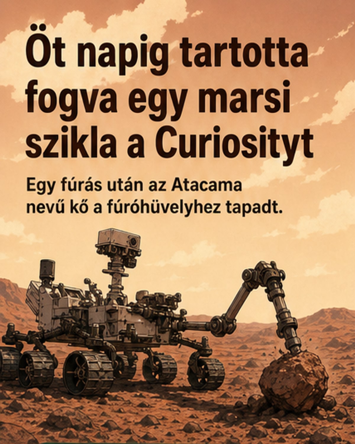 Csapdába esett a Curiosity