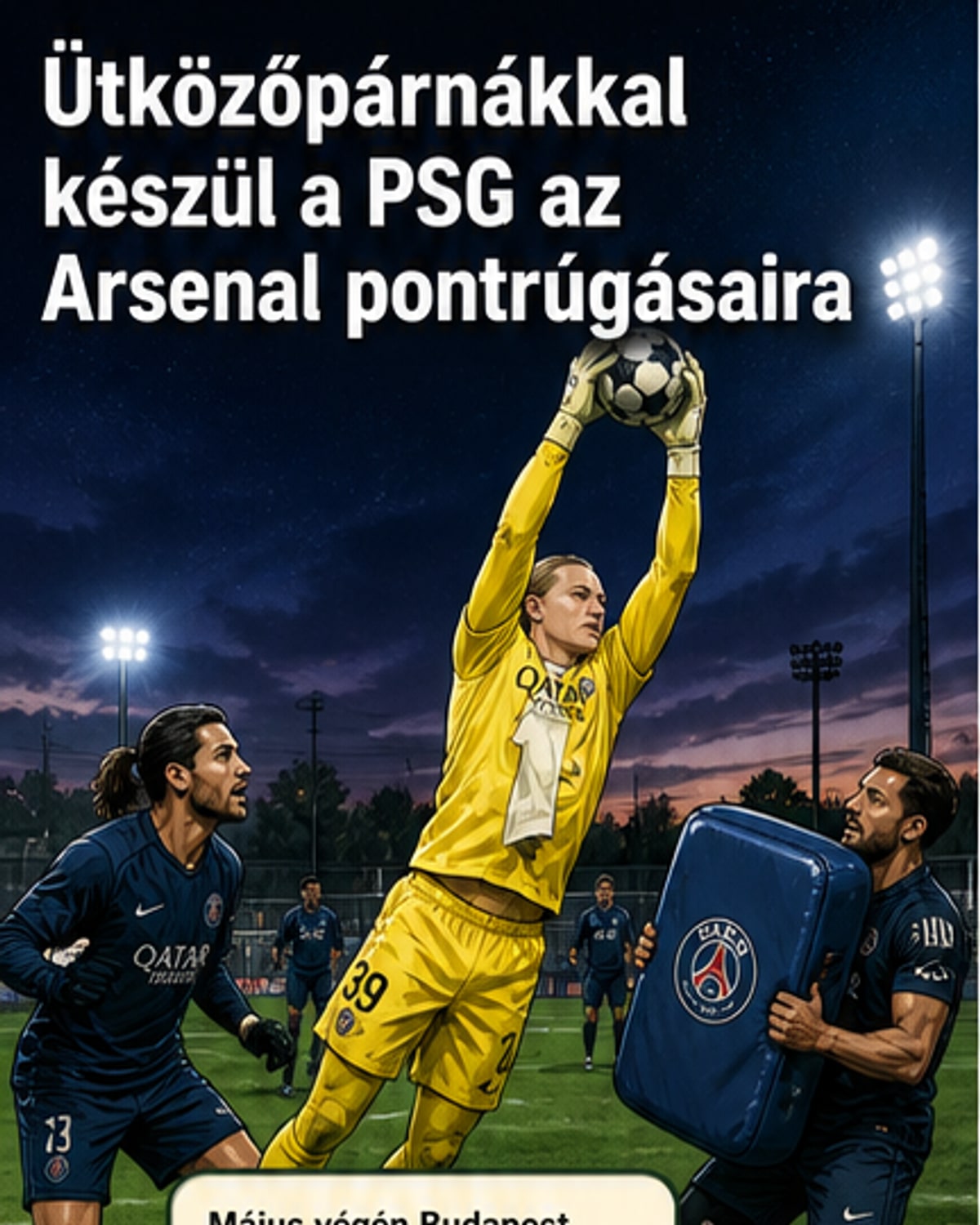 PSG különleges edzéssel készül az Arsenal ellen