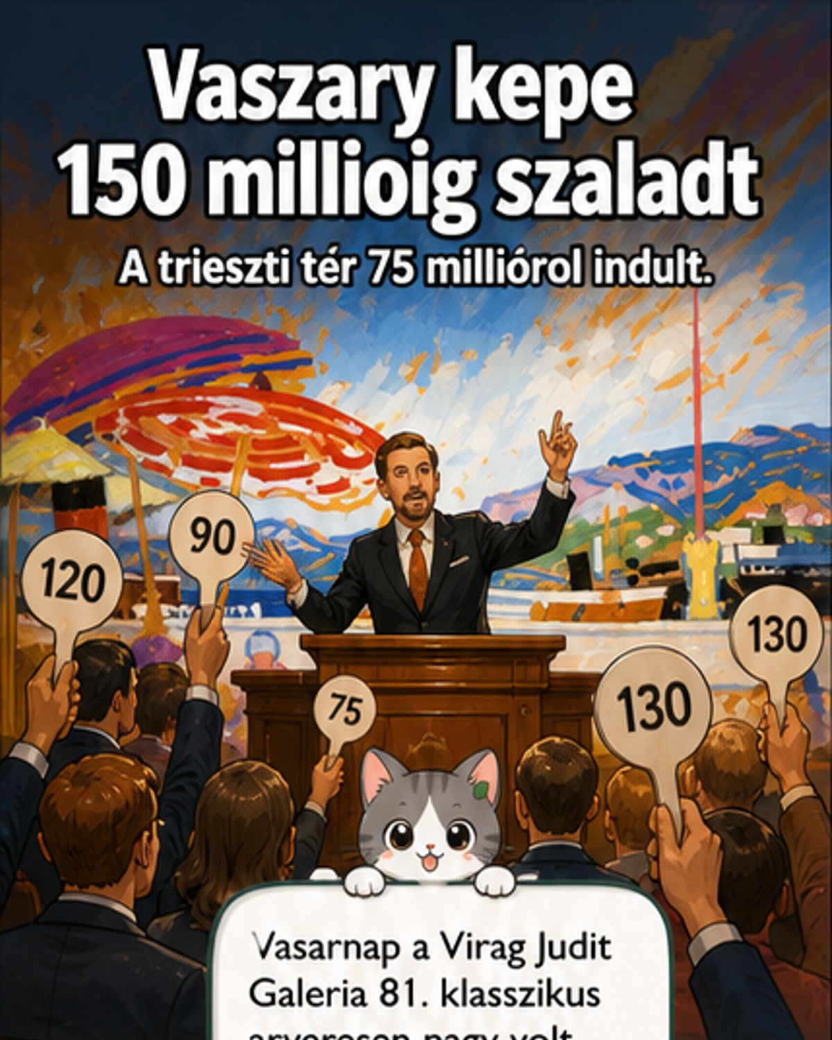 Vaszary-kép 150 millióért