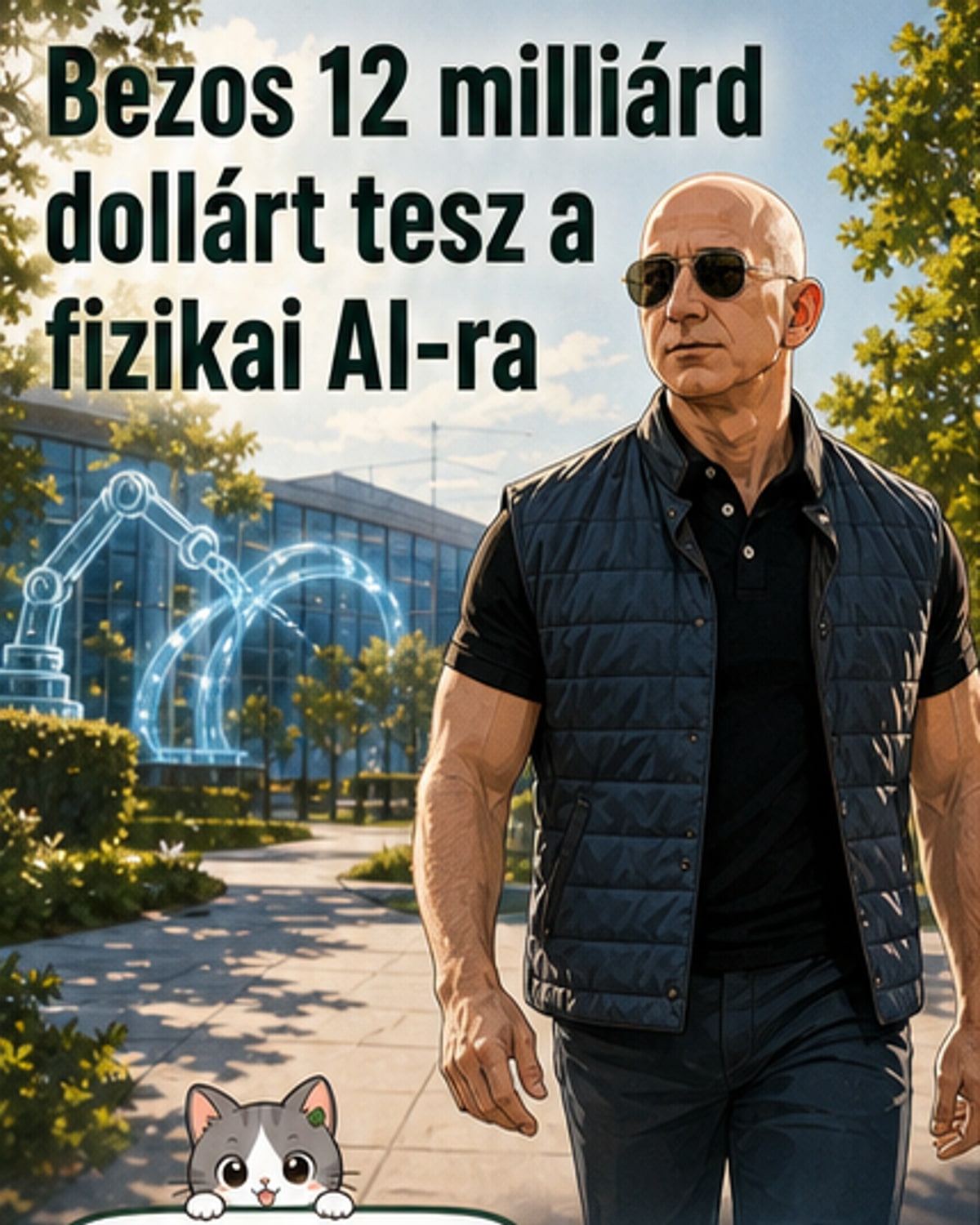 Bezos 12 milliárdot fektetett egy új AI-startupba