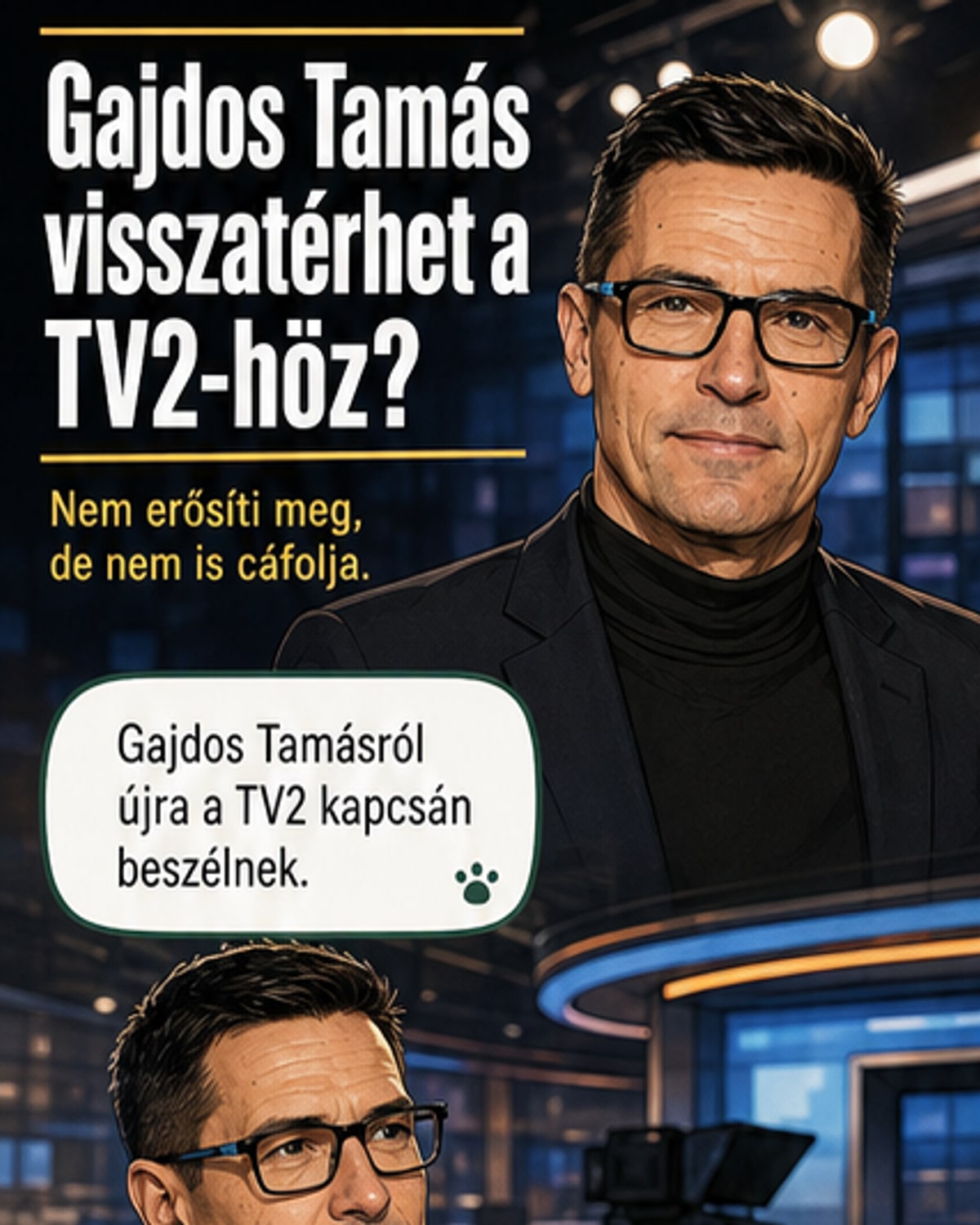 Gajdos visszatérhet a TV2-höz?