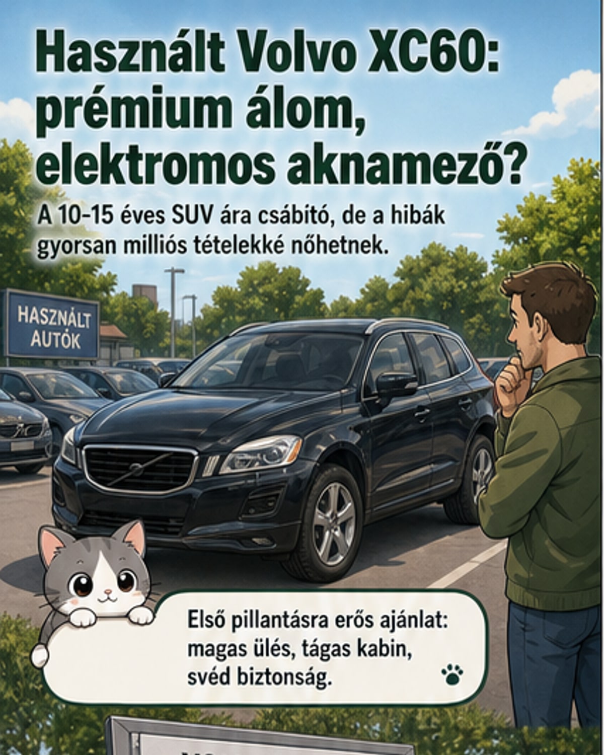 Használt Volvo XC60: sok hiba, kevés biztonság