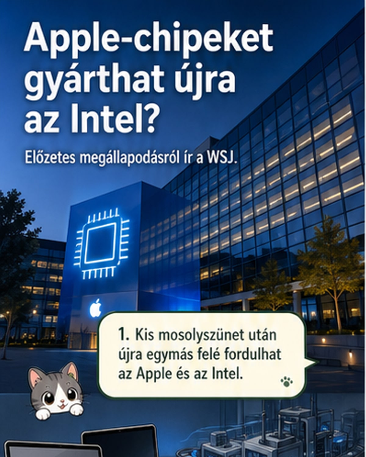 Intel visszatér az Apple gyártási láncába