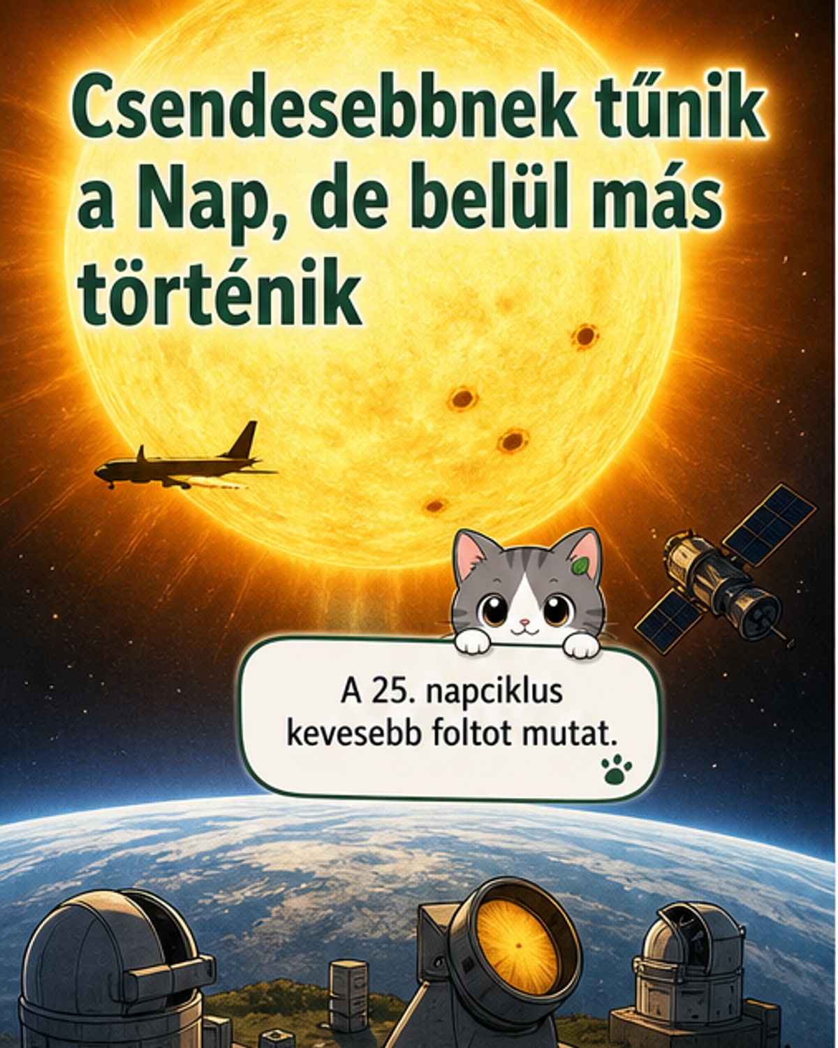 A Nap belseje mást mond, mint a foltok