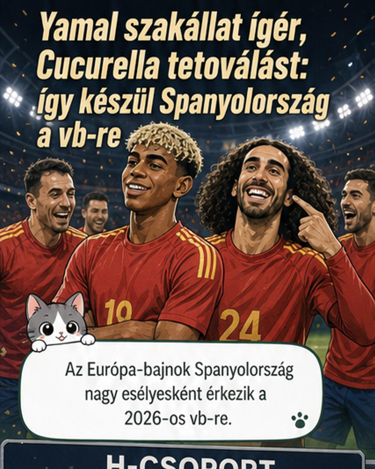 Spanyolok VB-ígéretei: szakáll és tetoválás
