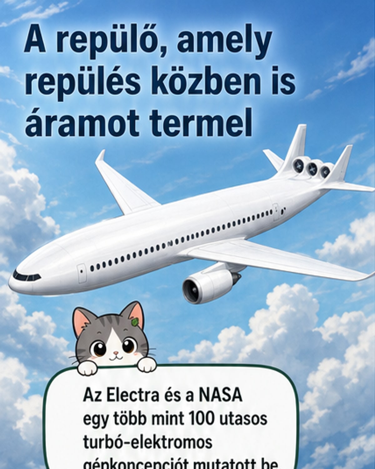 Saját magát tölti a repülő