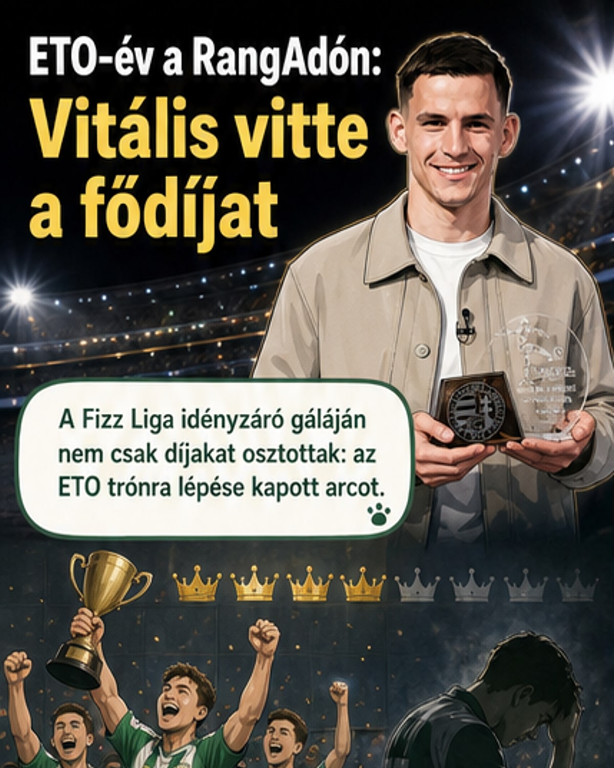 Vitális Milán a legjobb játékos