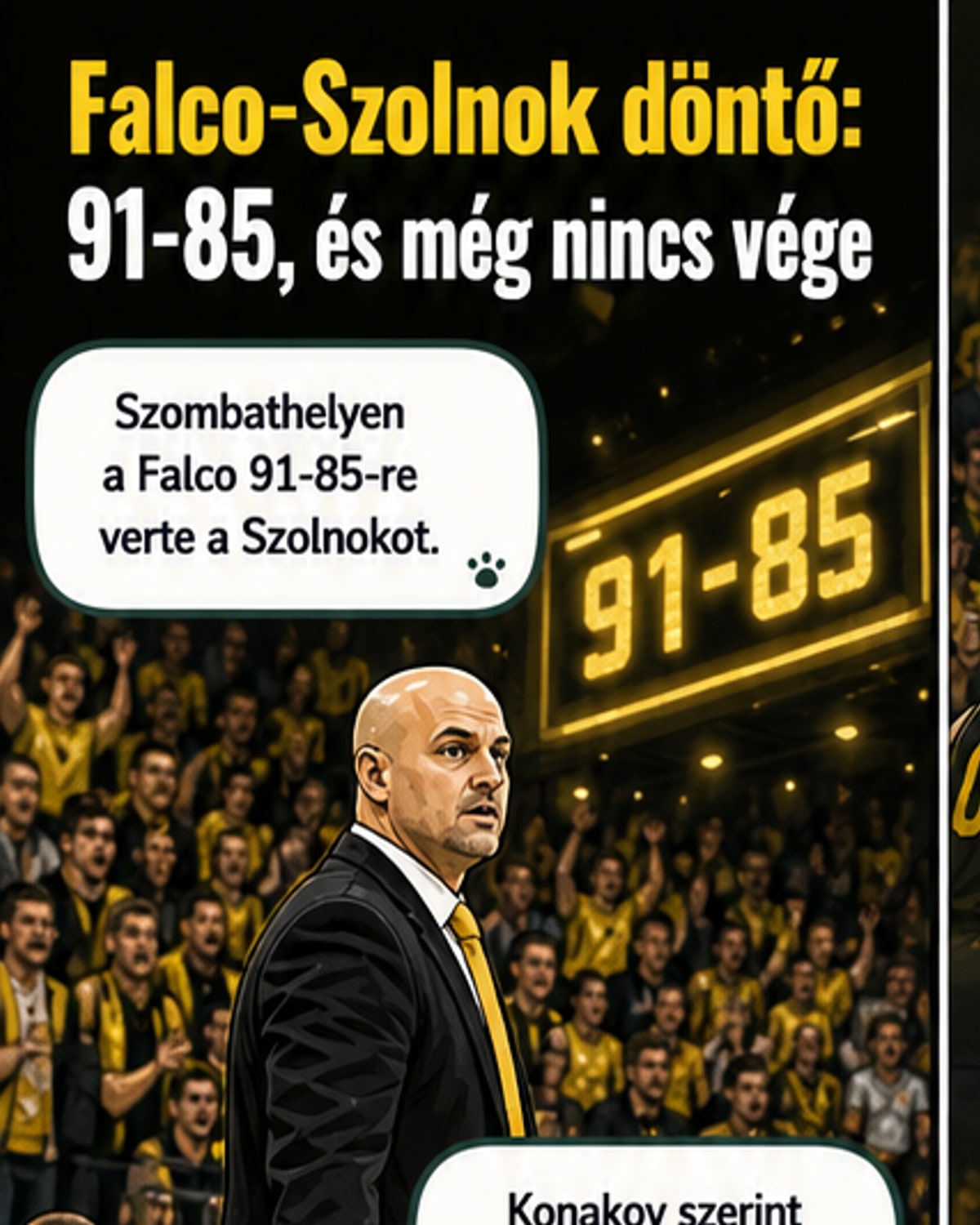 Falco–Szolnok döntő: így szólt a pad után