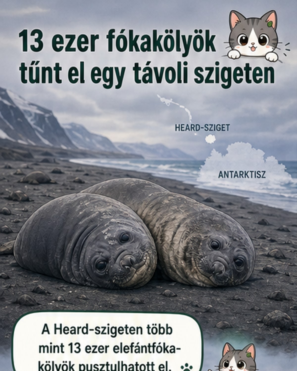 13 ezer fókakölyök pusztult el