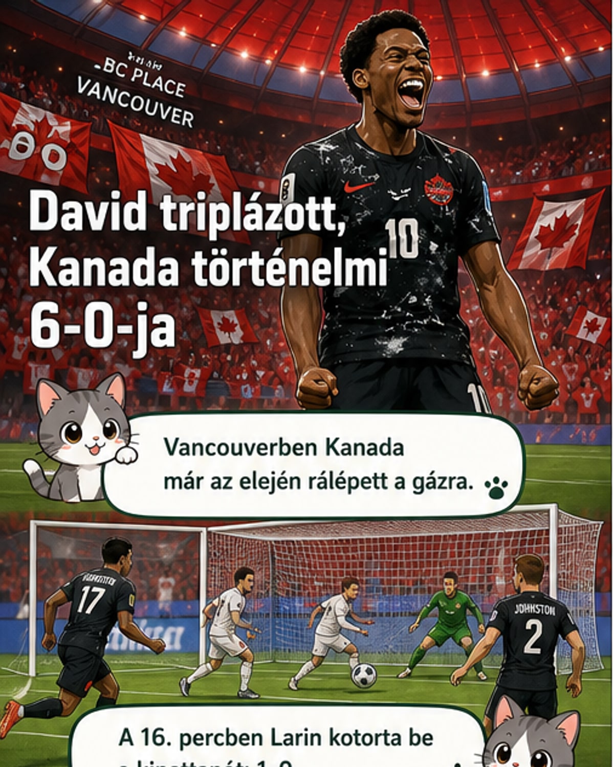 Kanada 6–0-ra legyőzte Katart