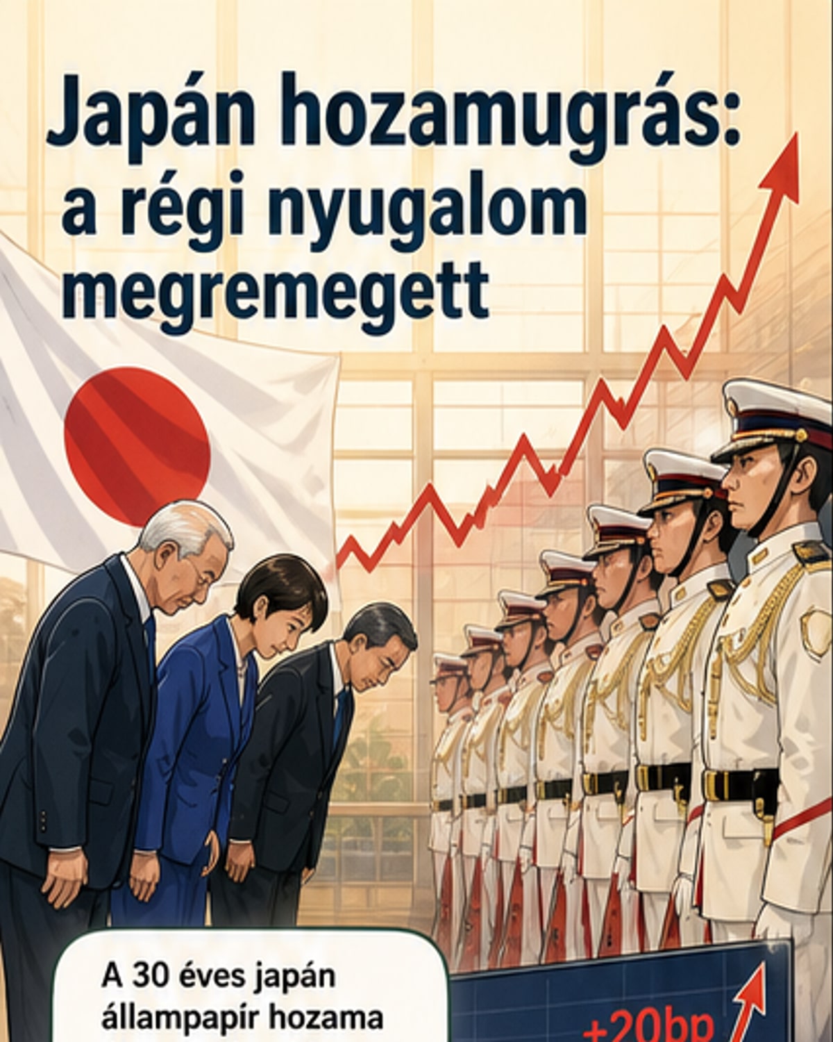 Évtizedes csúcsra ugrottak a japán kötvényhozamok