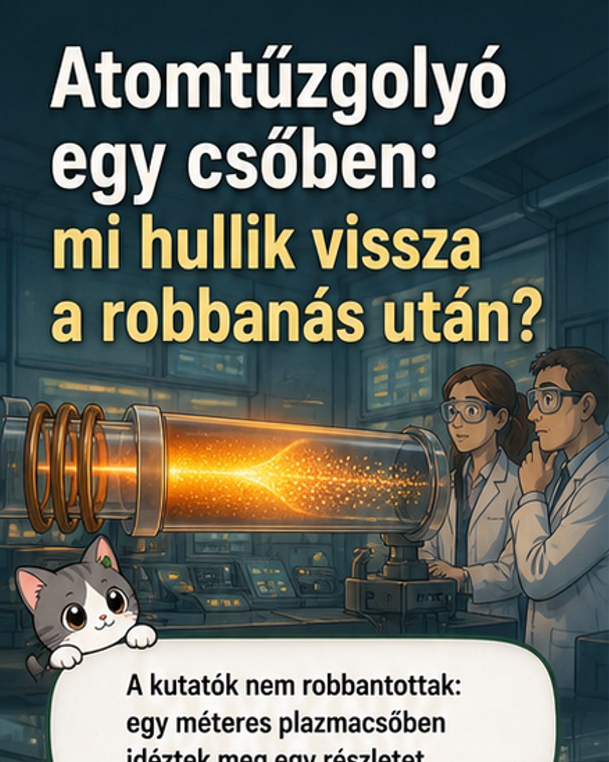 Atomrobbanás utáni porhullás vizsgálata