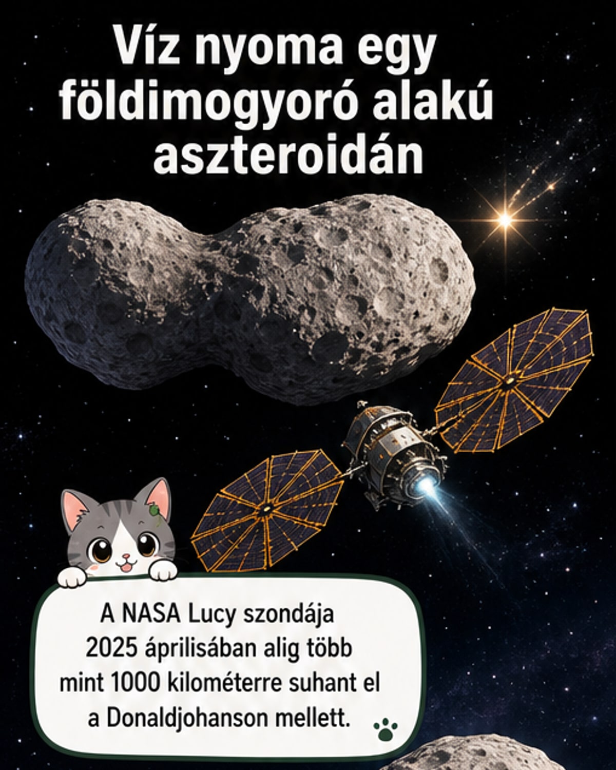 Víz nyomai aszteroidán