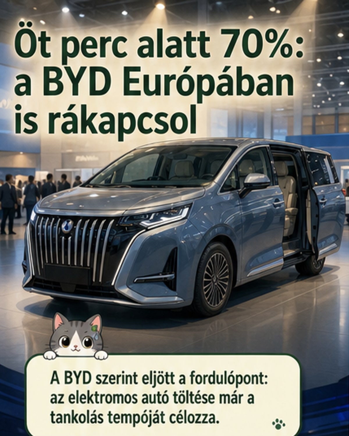 Öt perc, és már mehet tovább