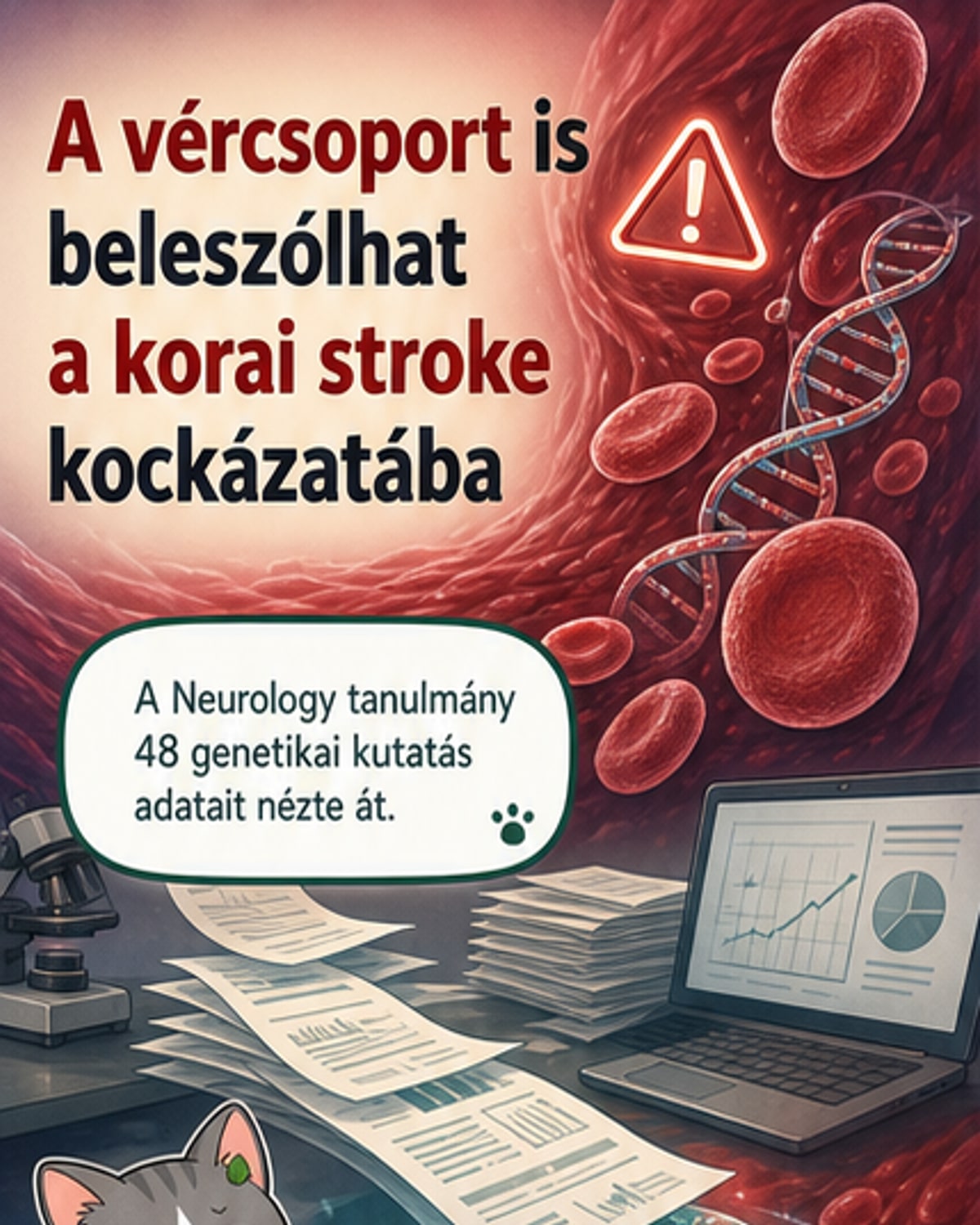 A vércsoportod növelheti a stroke kockázatodat