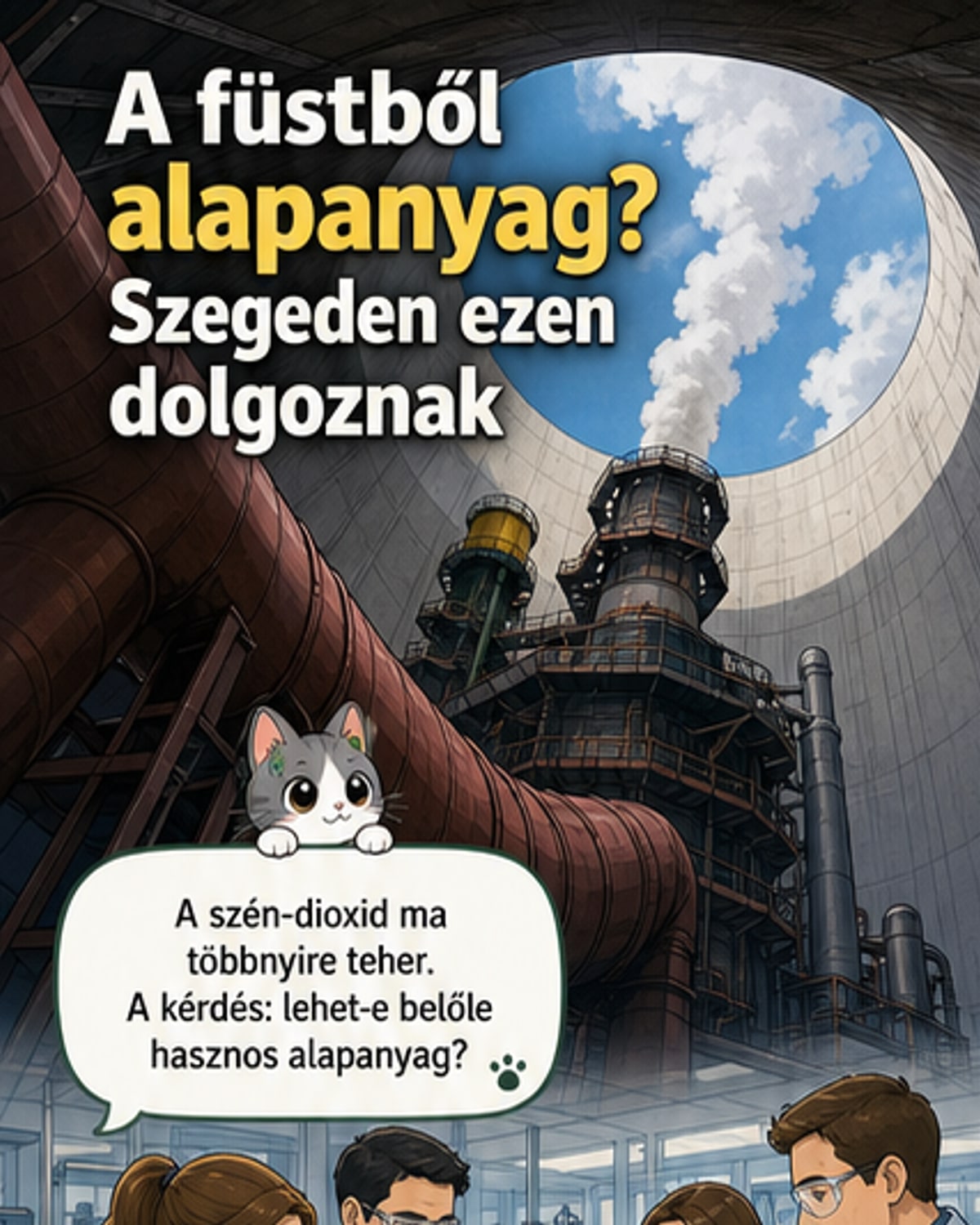 Szén-dioxid átalakítása ipari nyersanyaggá