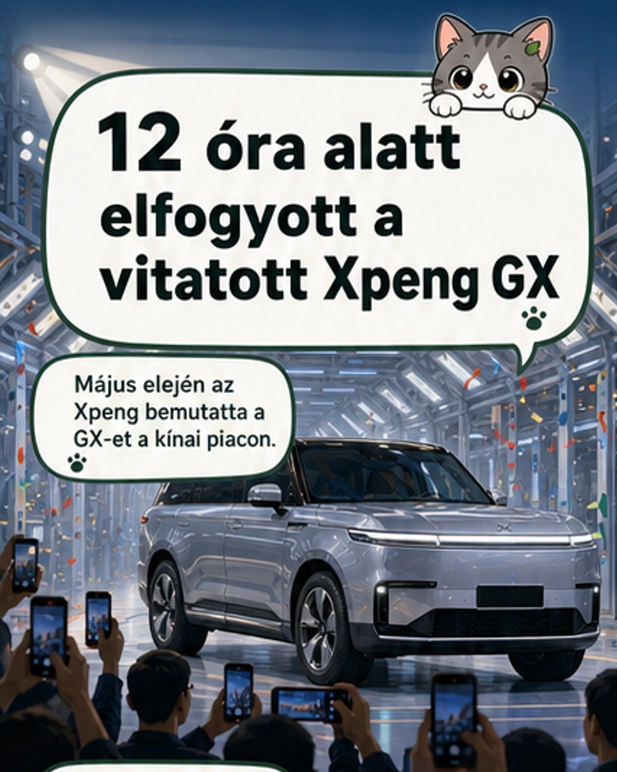 Xpeng GX 2026: 25 ezer rendelés 12 óra alatt