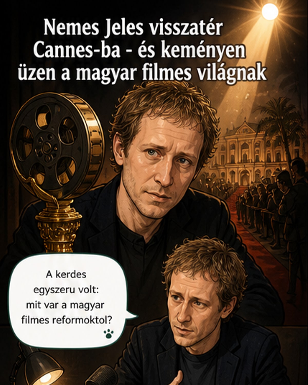 Nemes Jeles Cannes-ban a Moulin című filmjével