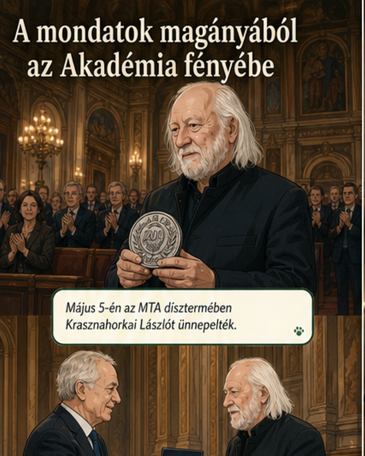 Krasznahorkai László: „Nem egyszerű elviselni”
