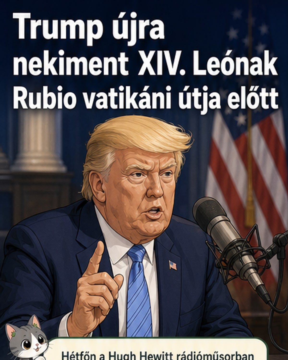 Trump és a pápa: újabb szóváltás