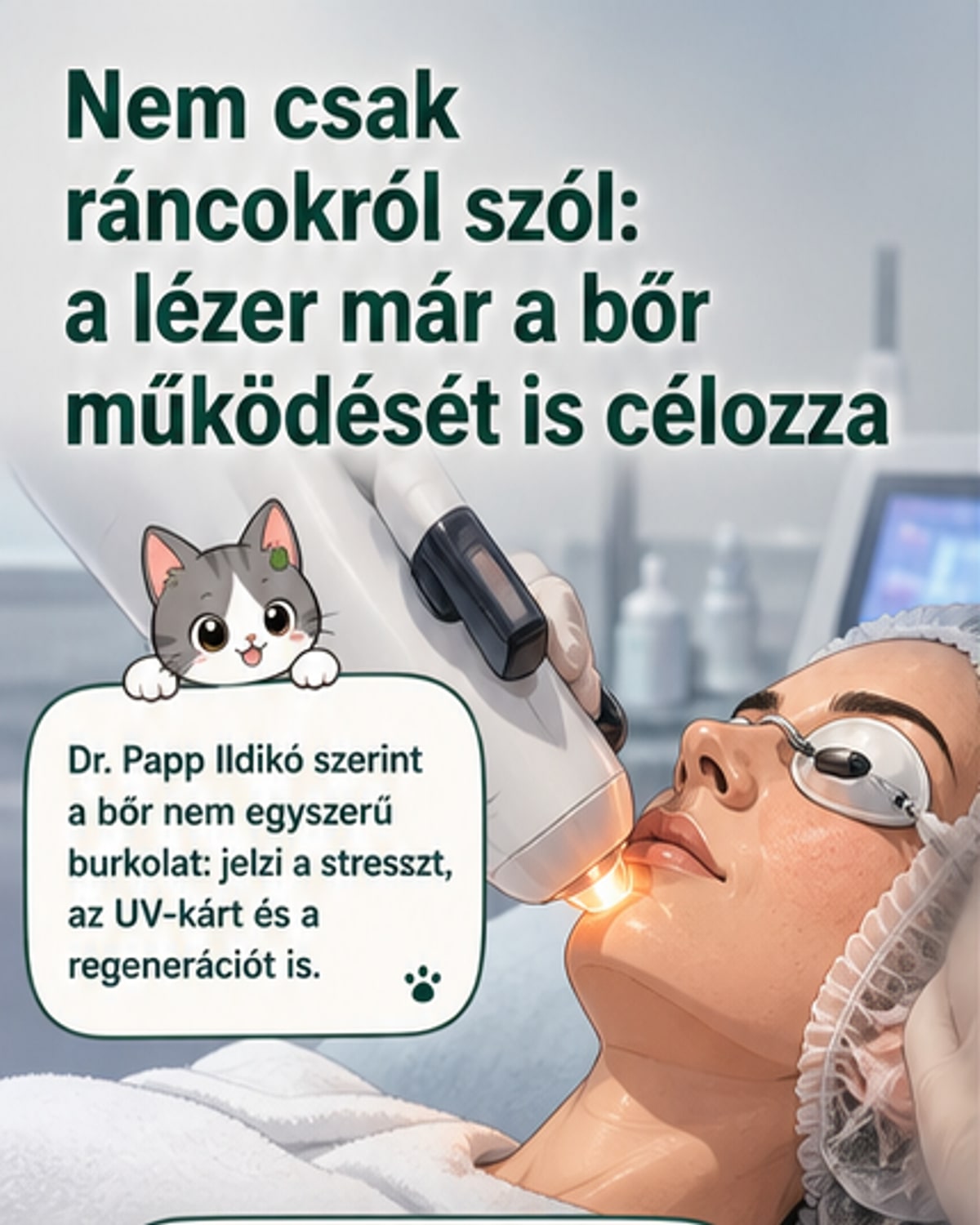 Lézeres kezelés biológiai reset a bőrben