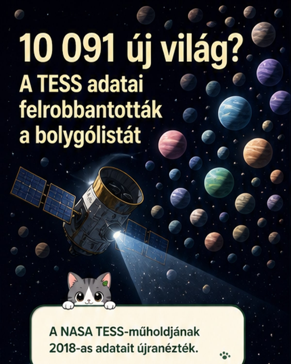 Egyszerre 10 091 új exobolygó