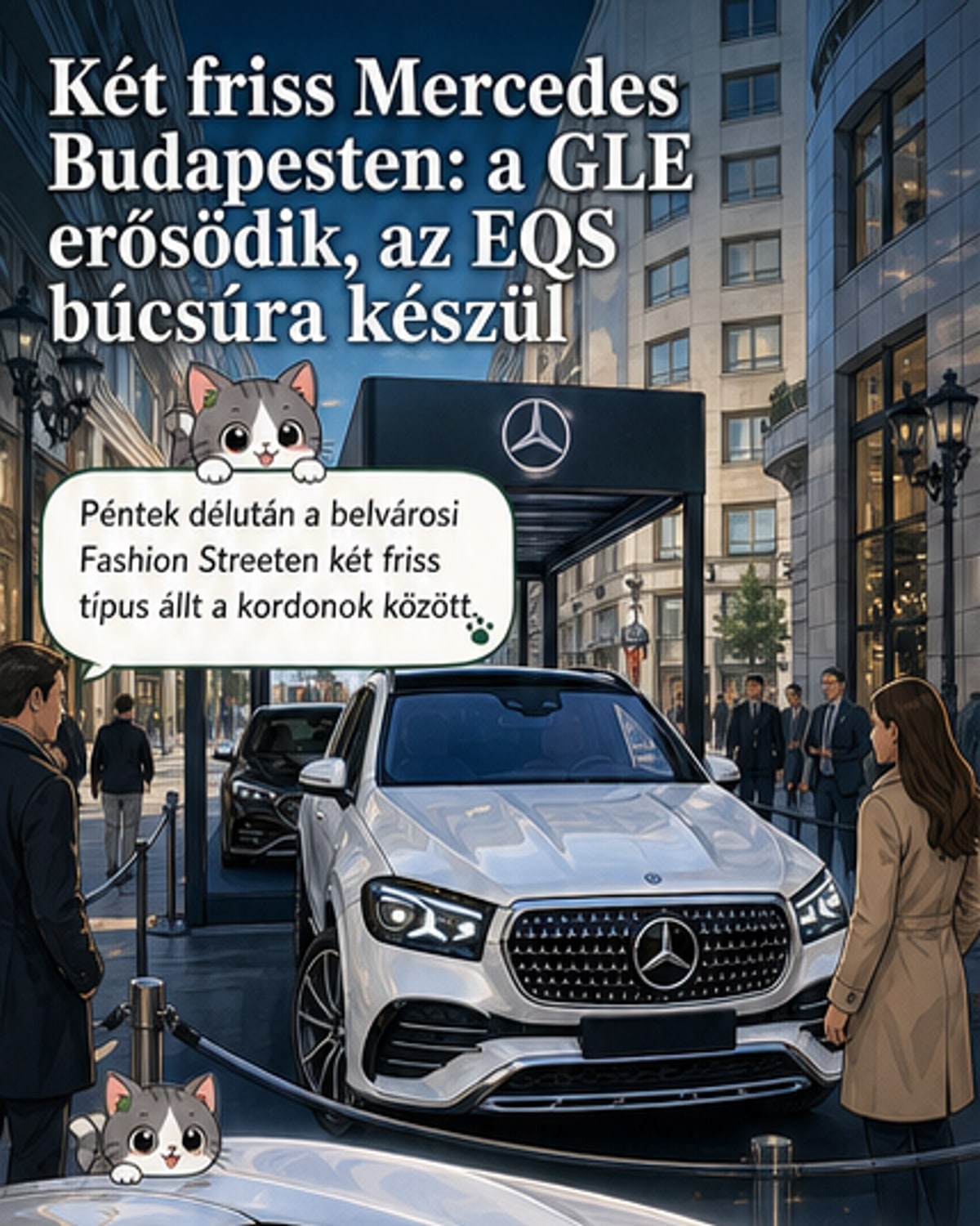 Megérkezett Magyarországra az új Mercedes GLE és EQS