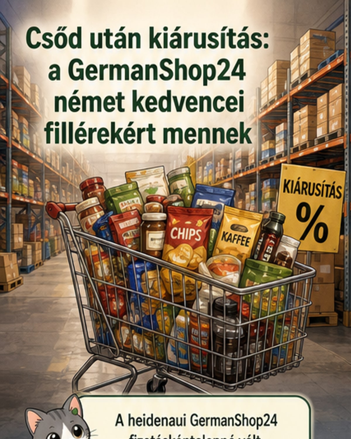 Csődbe ment a német online élelmiszerbolt