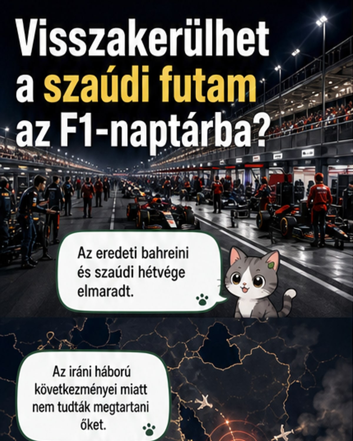 Szaúd-Arábia még mindig lobbizik az F1-es nagydíjért