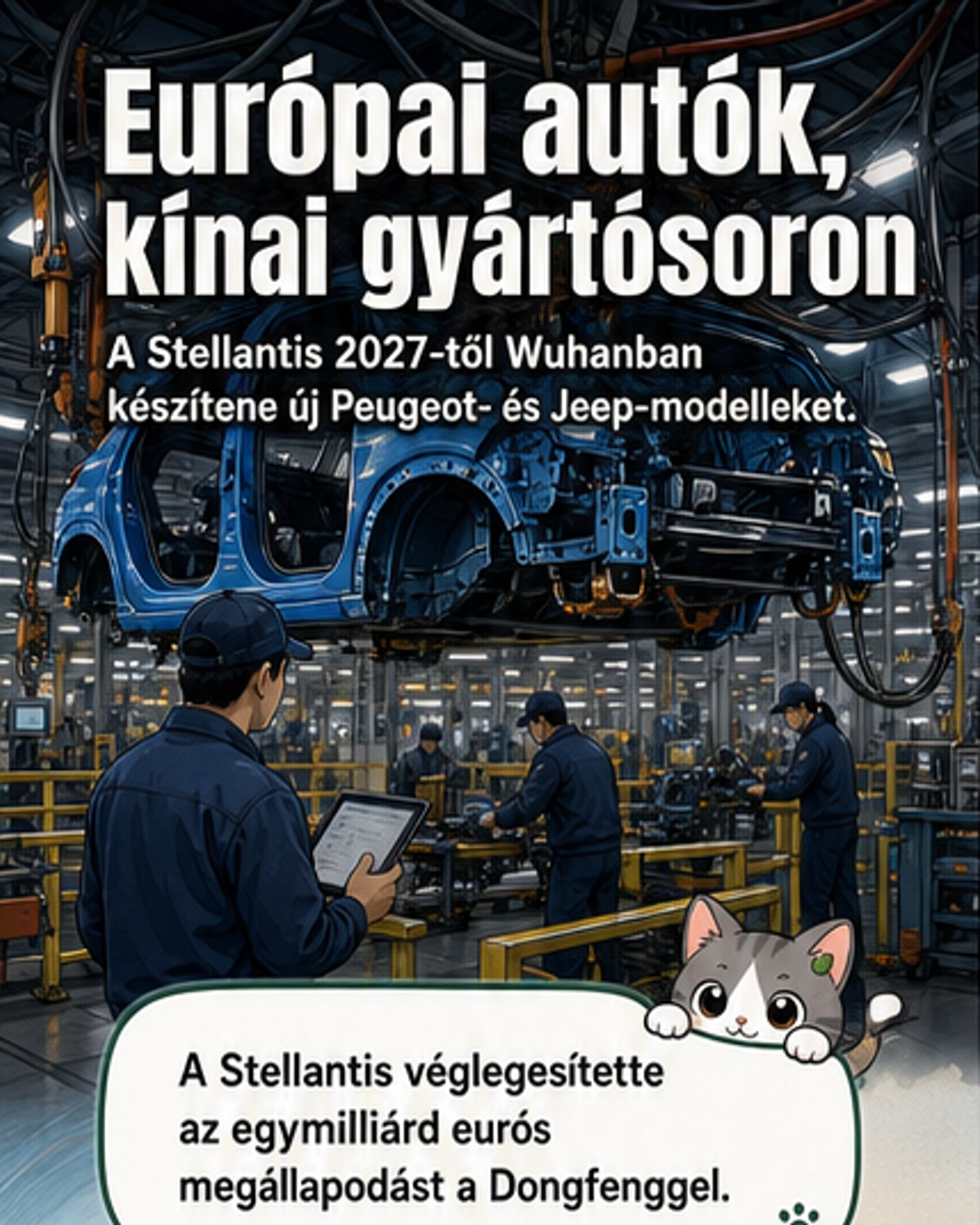Stellantis Kínában gyártja új modelljeit