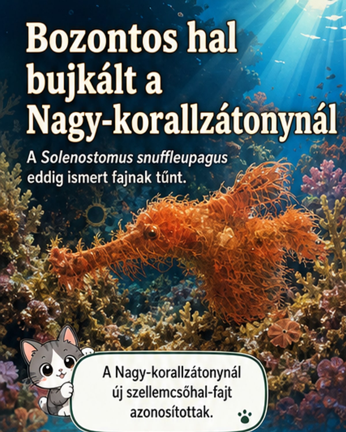 Felfedezték a szőrös tengeri szörnyet