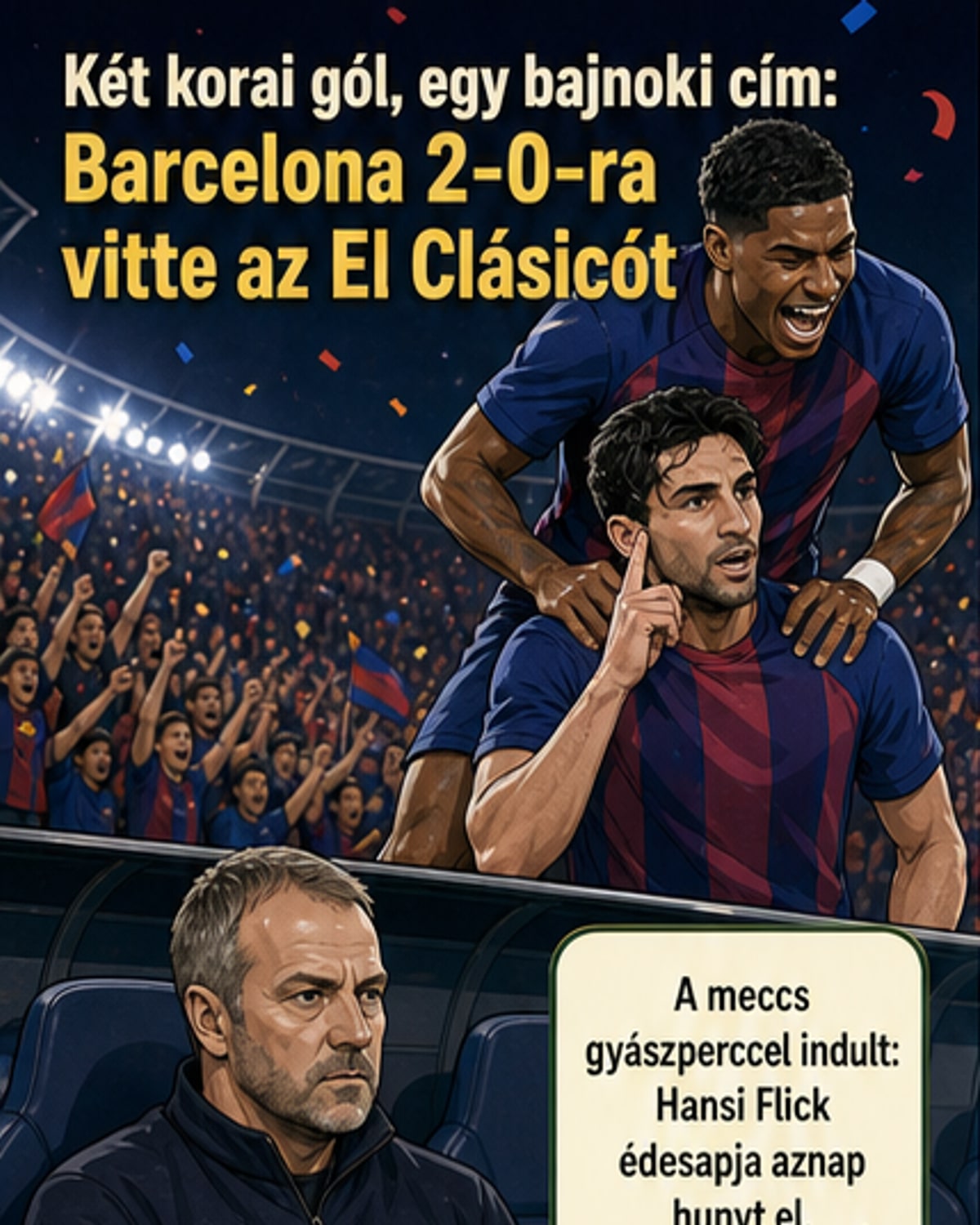Barca győzött, bajnokok!