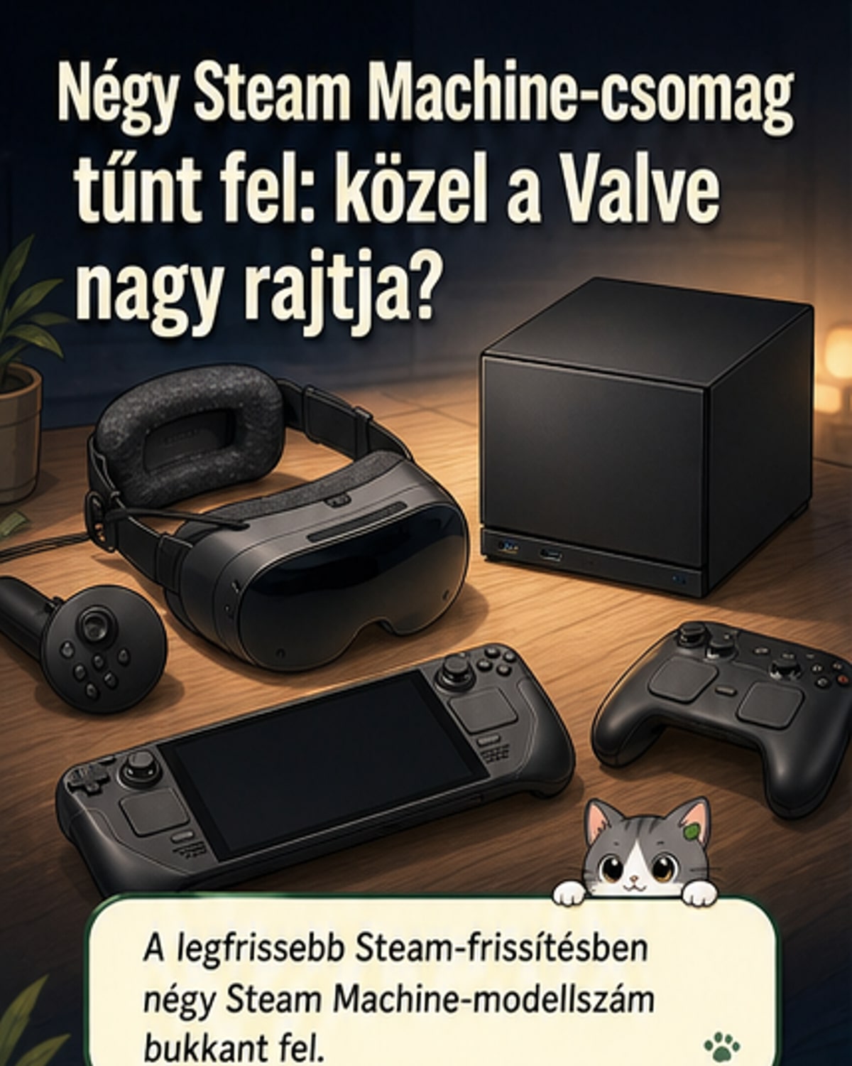 Négy Steam Machine modell is jöhet