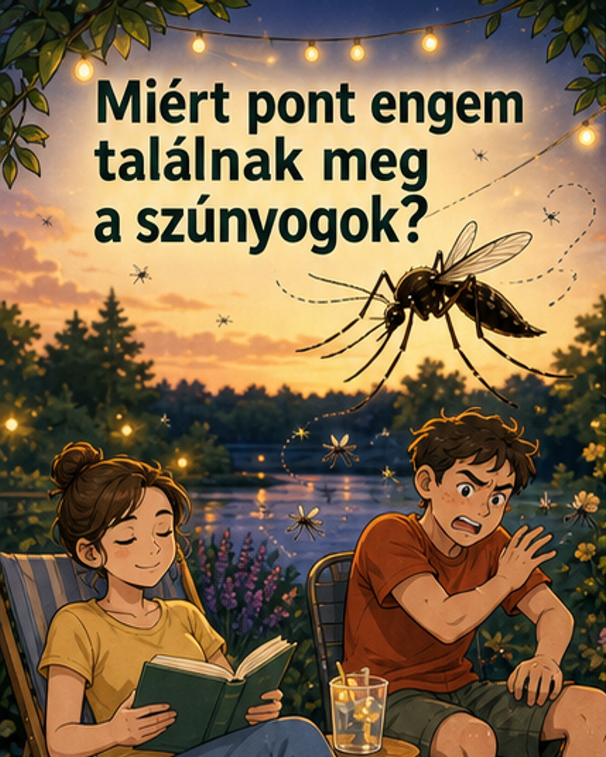 Miért pont téged csípnek meg a szúnyogok?