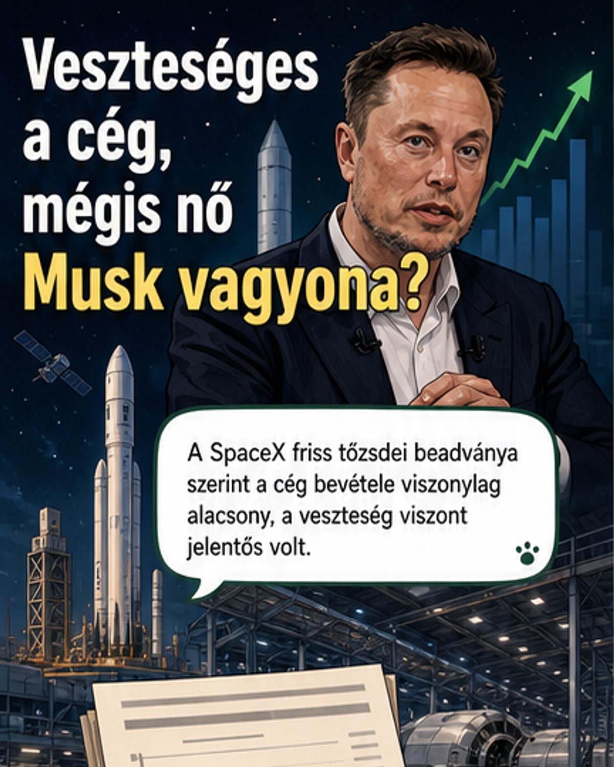 Veszteséges cégek, de nő a vagyona
