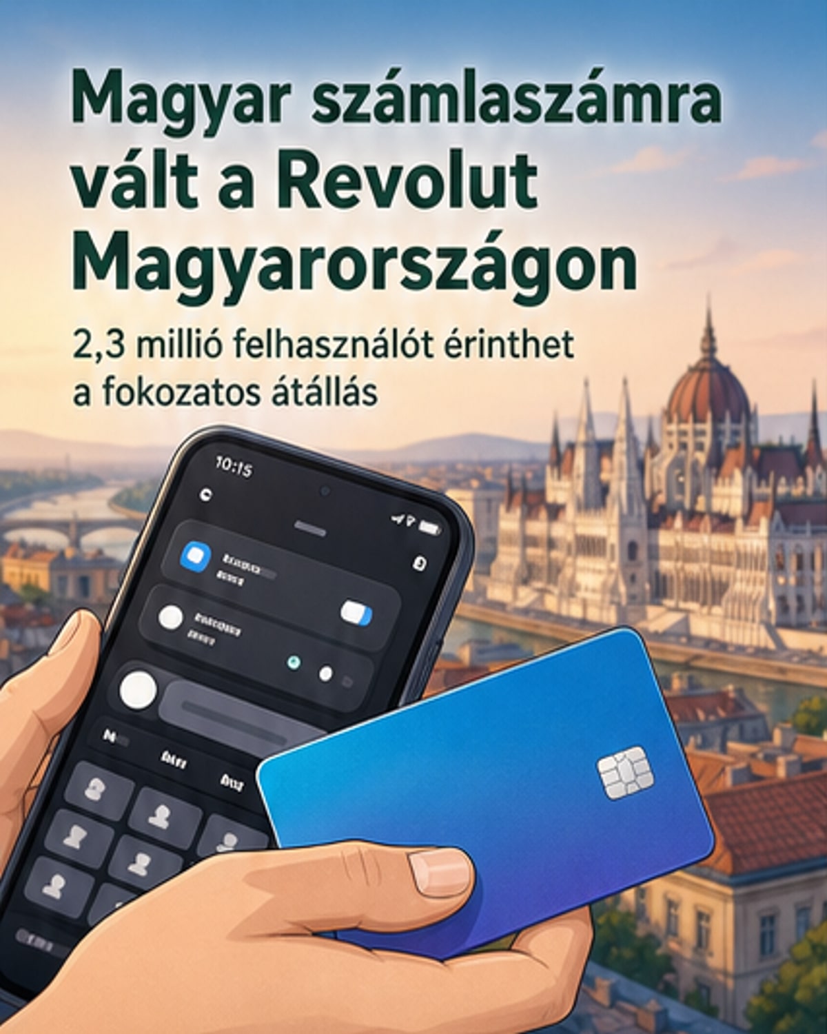 Revolut ad magyar számlaszámot