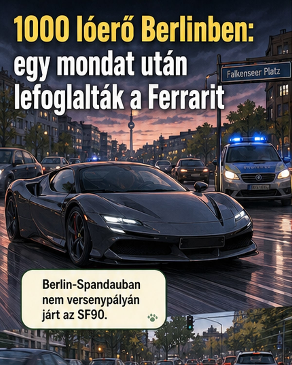 „Ez nálam normális vezetési stílus”