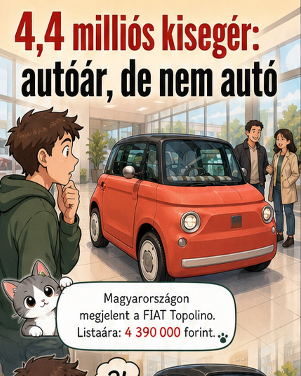 4,4 millió forintos mikroautó érkezett