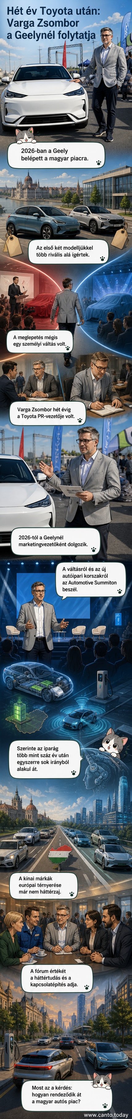 Autóipari marketingvezető vált a Toyota-ról a Geelyhez, szimbolizálva a kínai márkák erősödését Európában.
