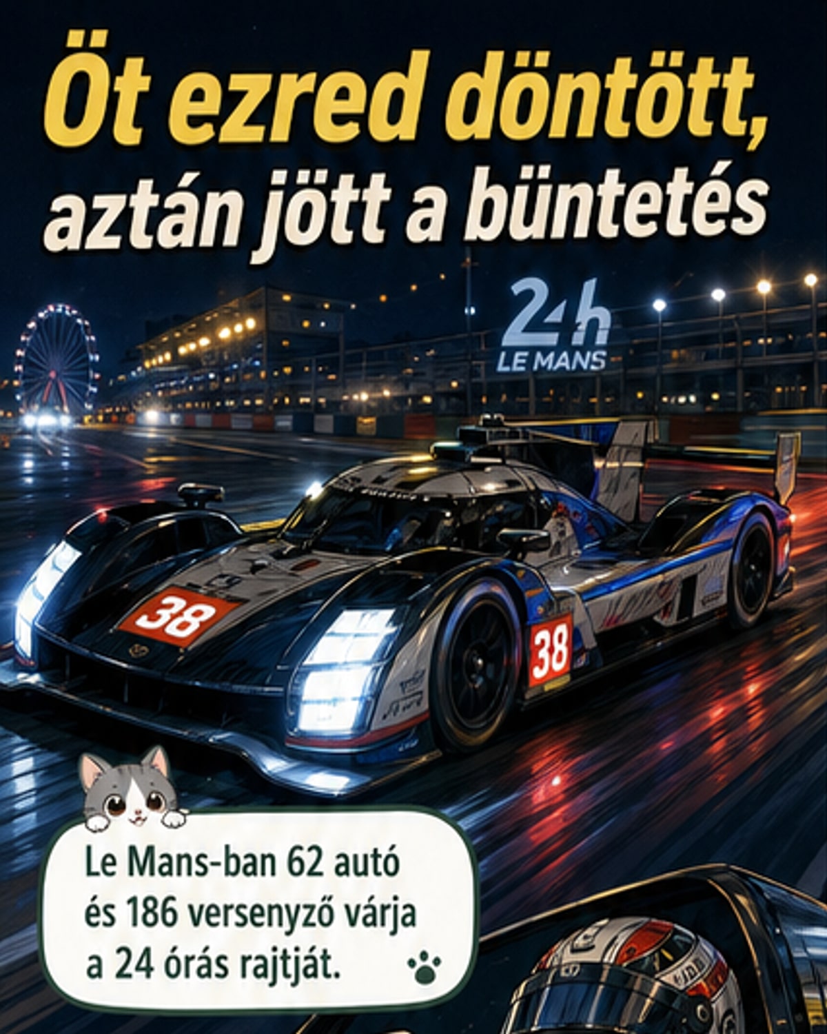 Le Mans pole egy büntetéssel dőlt el