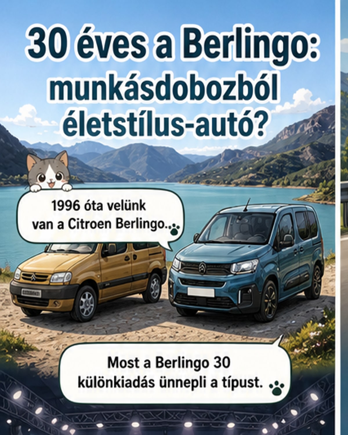 Citroën Berlingo 30 évet jár