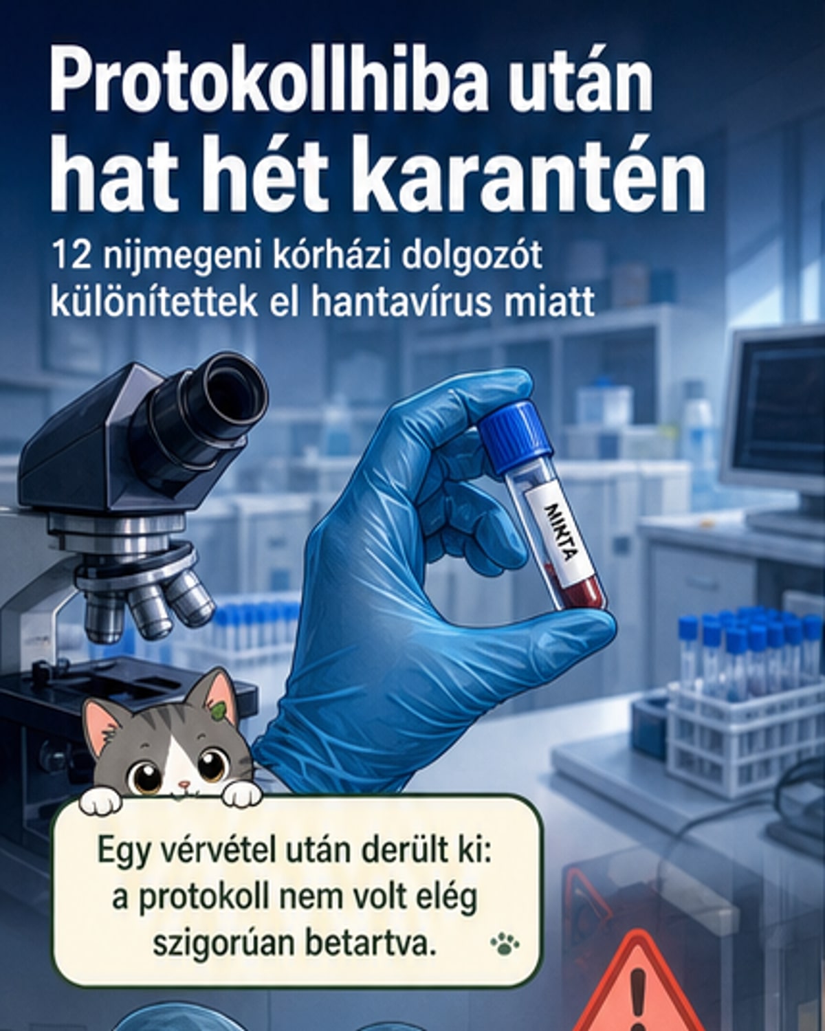 12 kórházi dolgozó karanténban hantavírus miatt