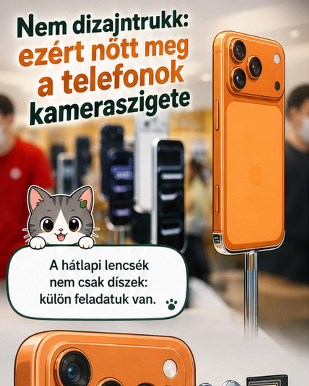 Miért van több kamera a telefonon?