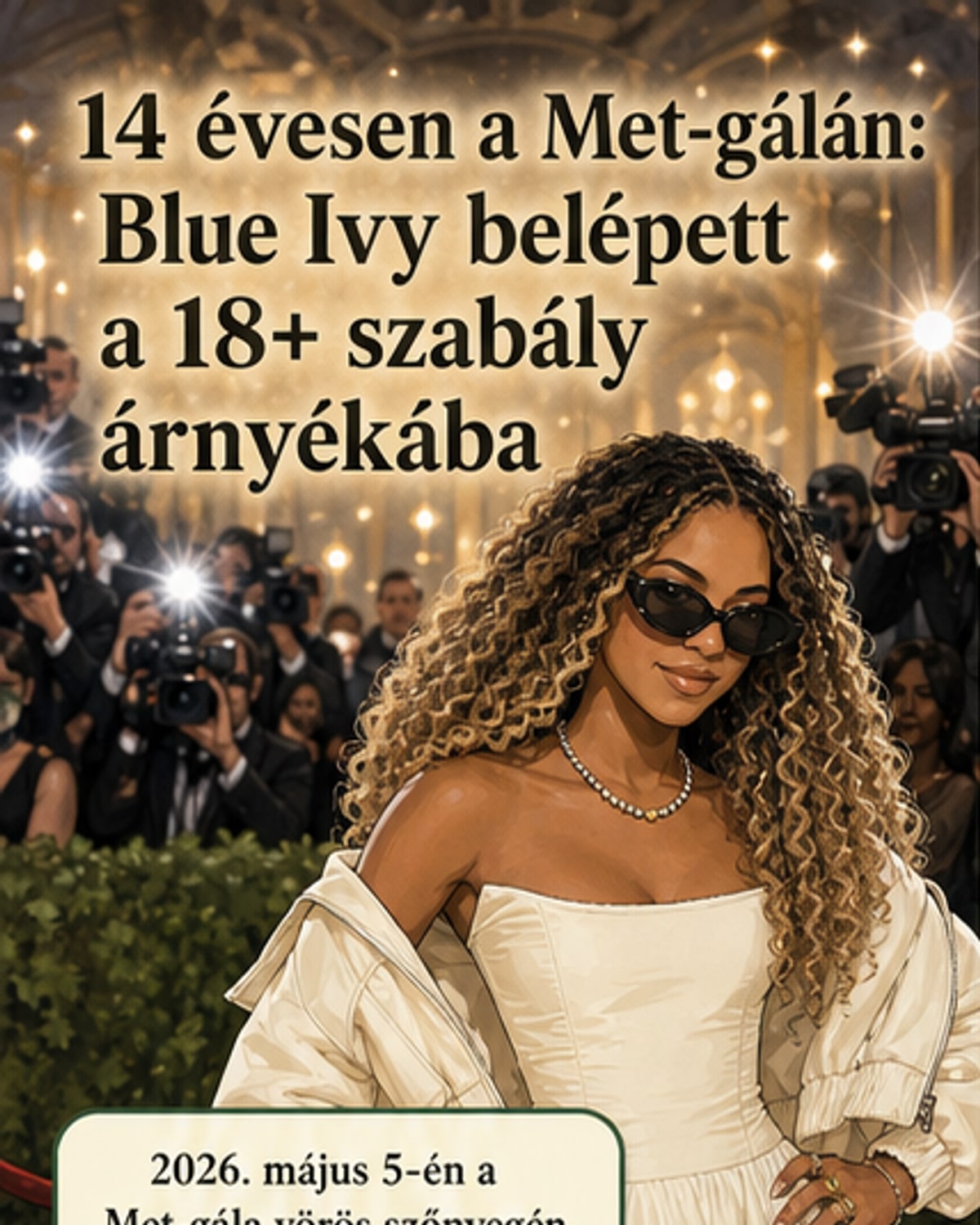 Blue Ivy megtörte a Met-gála szabályát