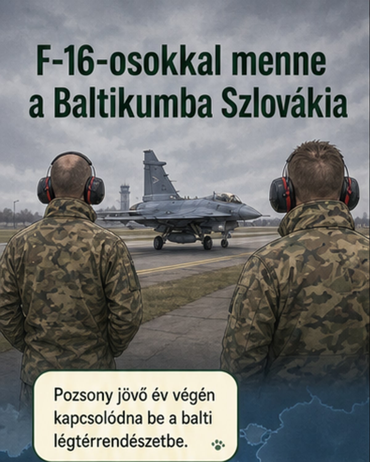 Szlovákia csatlakozik a Baltikum légvédelméhez